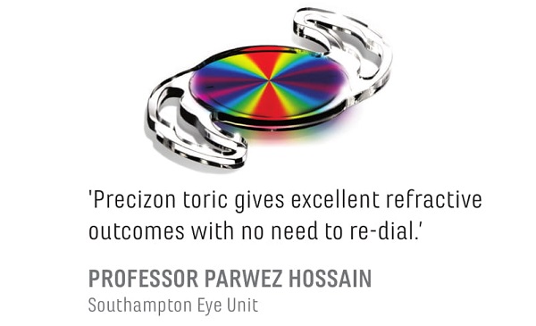 Precizon Toric testimonial